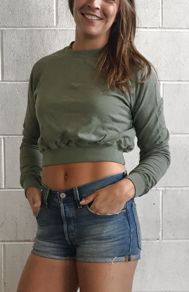 microBARBELL Cropped Crew - More Colours