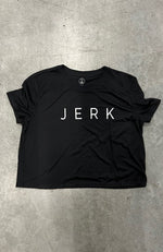 jerk women's weightlifting fitness crop tshirt