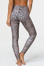 Shop Onzie Sweat Society High Rise Legging Leopard Canada USA