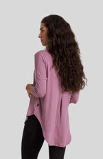 Women's Mauve Ethical Top - made in canada