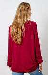 Ethical clothing for women - long sleeve retro pullover