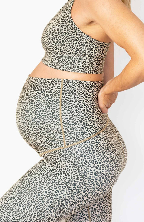 Maternity Leggings Leopard Ethical Activewear