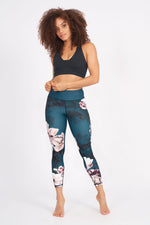 Dharma Bums Moonflower legging Sweat Society ethical activewear Canada USA