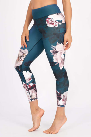 Shop Dharma Bums Activewear - Moonflower 7/8 Legging