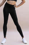 Girlfriend Collective black high rise legging ethically made