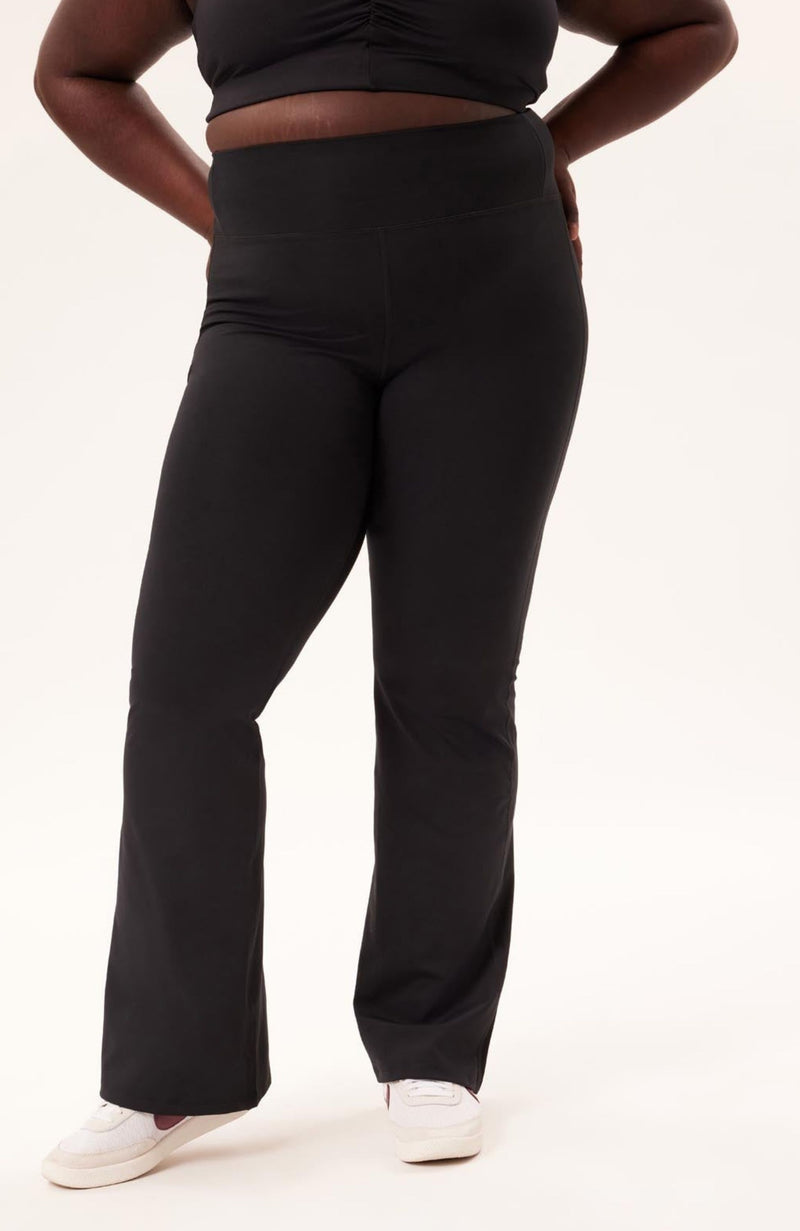 Girlfriend Collective Flare Legging black ethical activewear canada
