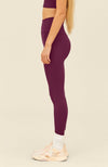 Girlfriend Collective High Rise Legging Plum - Ethical Women's Clothing