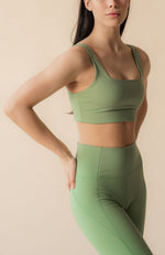 Ethical sustainable green girlfriend collective sports bra