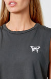 Women's Ethical Clothing Butterfly Crop Tank