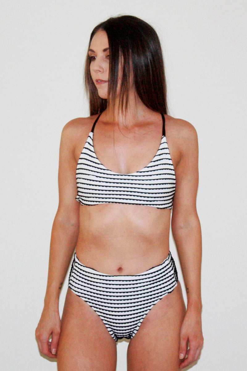 Shop Alea Active Sweat Society Maya High Waist Bikini Bottom USA Canada