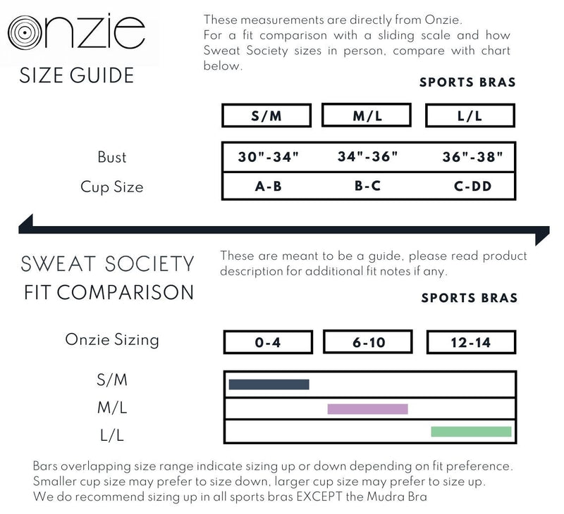 size-chart-Onzie-SportsBra