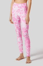 Made In canada pink tie dye high rise legging