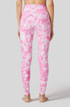 Made In canada pink tie dye high rise legging