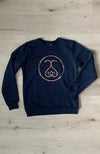Sweat Society Ethical Clothing - Rose Crew - Navy Sweater