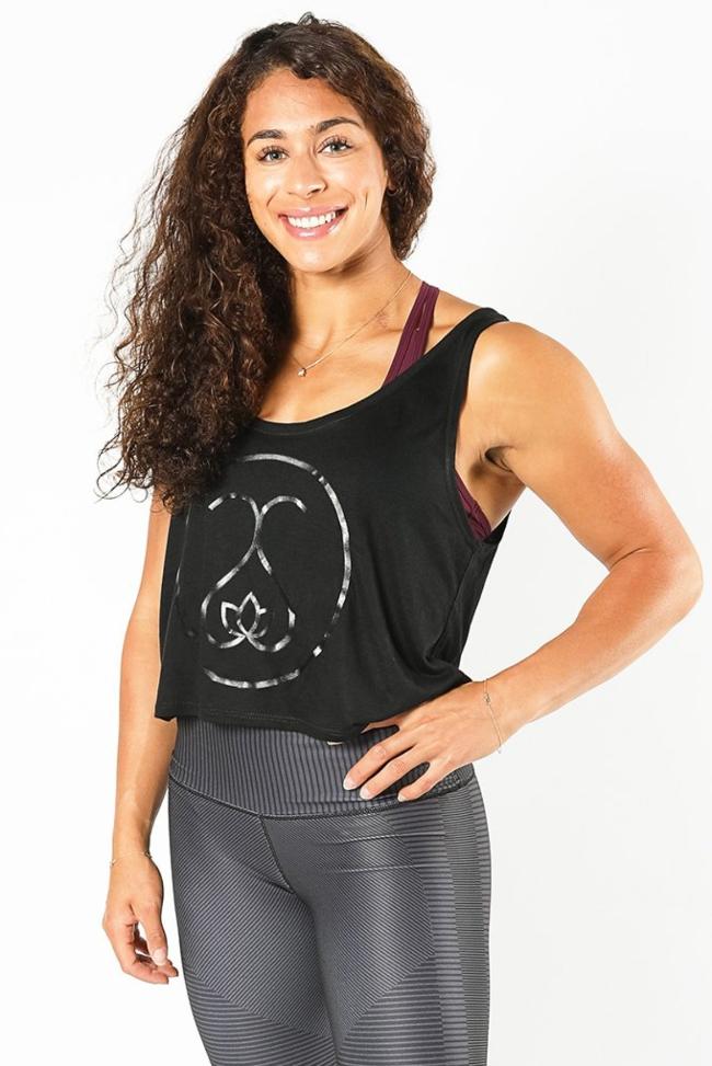 Sweat Society Bethany Crop Ethical activewear Canada usa