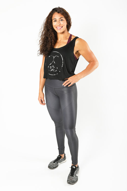 Sweat Society Bethany Crop Ethical activewear Canada usa